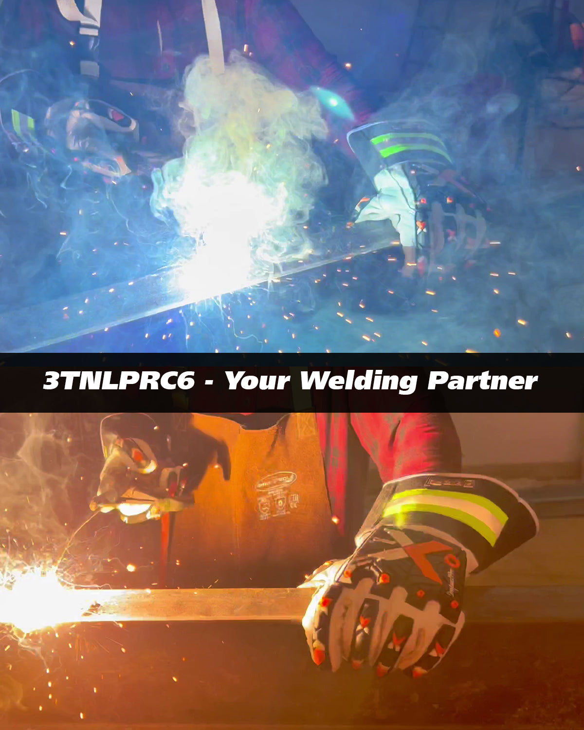 XPRO® 3TNLPRC6 Heavy Duty Tig Welding gloves, Kevlar thread & Lining, Reinforced palm, Impact & Cut Resistant, High visibility
