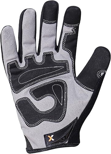 XPRO 25UWG General Utility Work Gloves, Heavy Duty Reinforced Palm, Knuckle Protection, Breathable & Machine Washable, touchscreen functionality for Men & Women