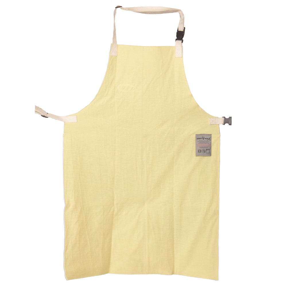 Graywolf Aluminized Leather Kevlar Heat Resistant Apron (1472° F) - Flame Resistant Domestic & Industrial Welding apron for Metal working and Forging 24" X 36"