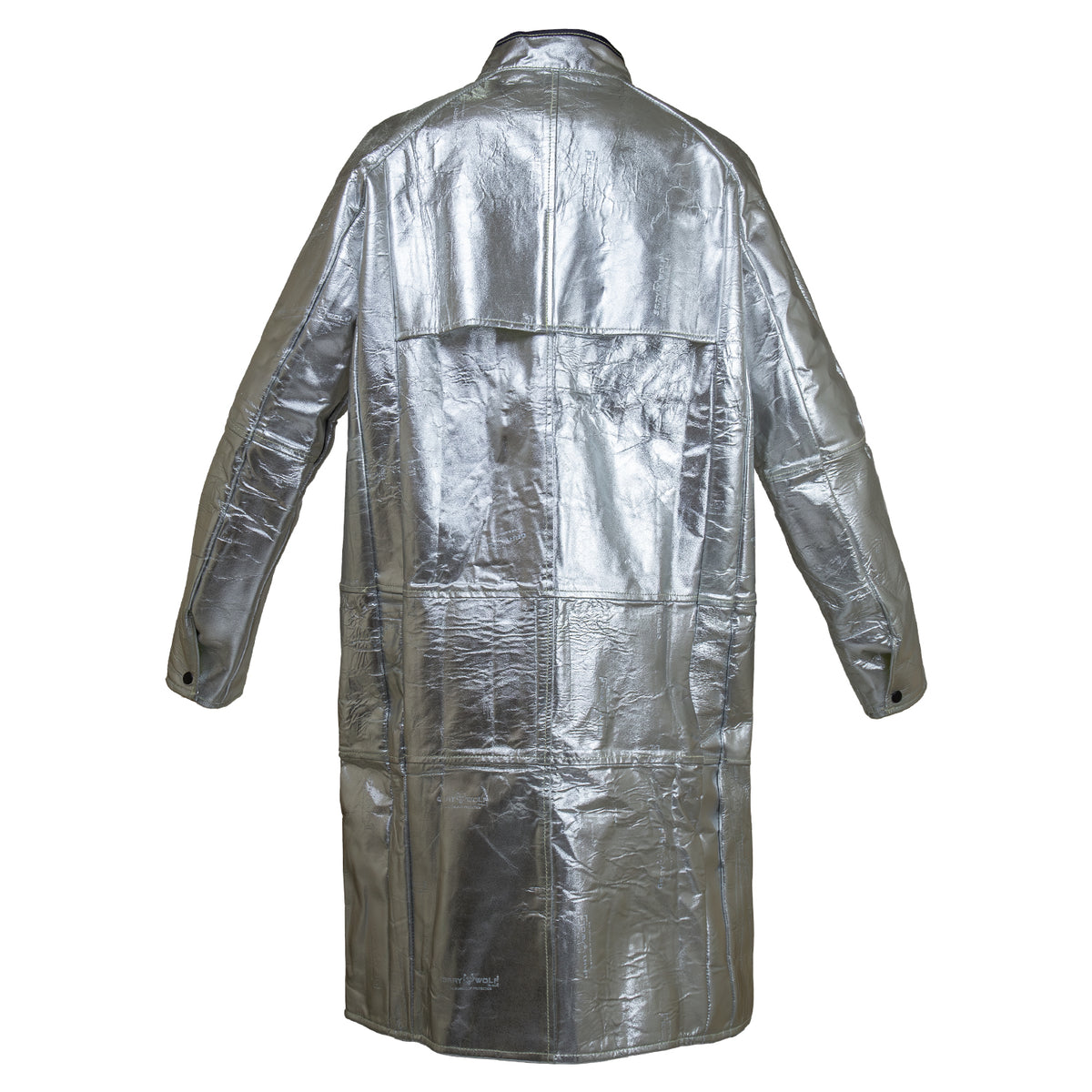 Graywolf Aluminized Kevlar Leather Welding Jacket/Welding Coat, Flame Resistant, Heavy duty (3000° F) Light weight