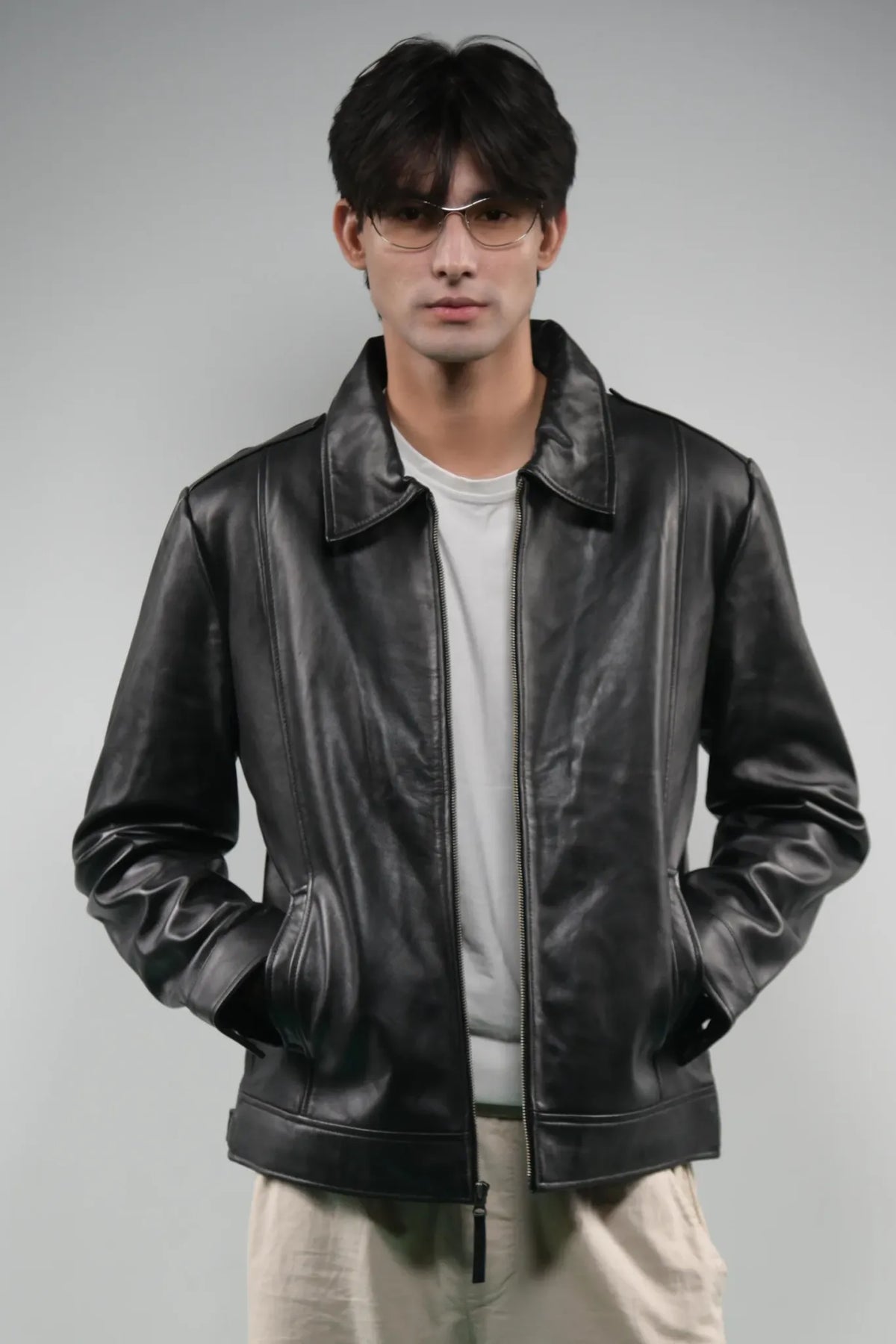 El Armarios Signature Black Leather Jacket