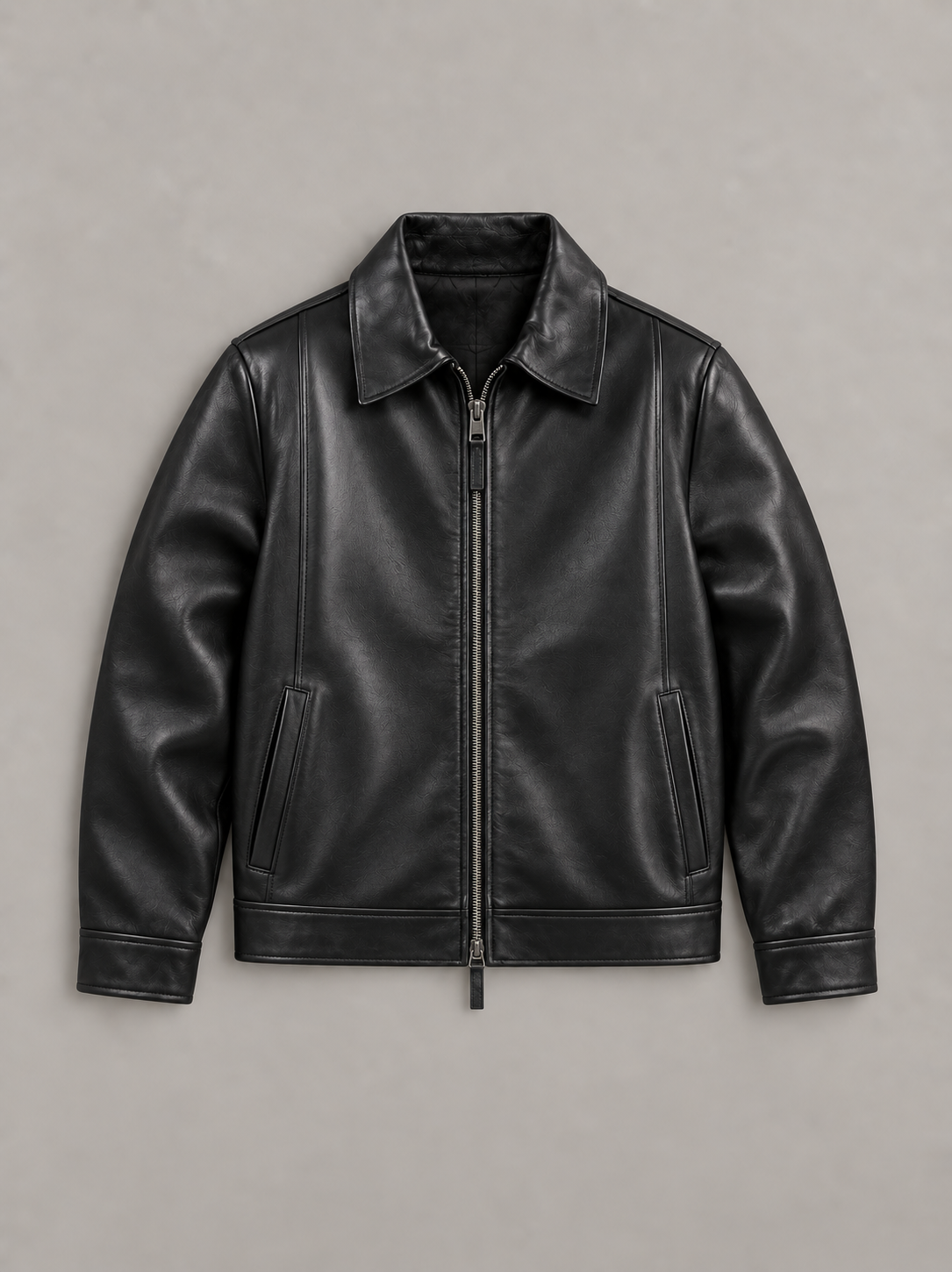 El Armarios Signature Black Leather Jacket