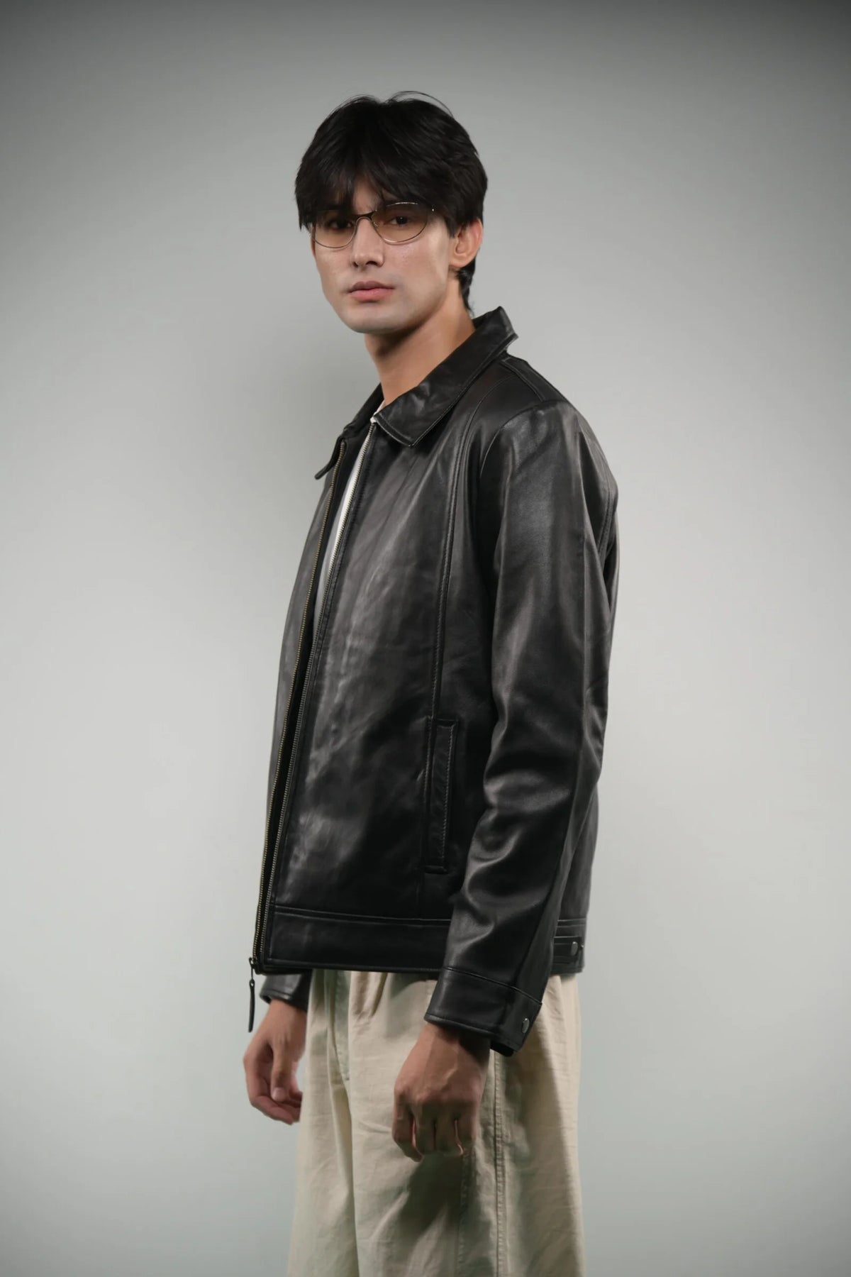 El Armarios Signature Black Leather Jacket