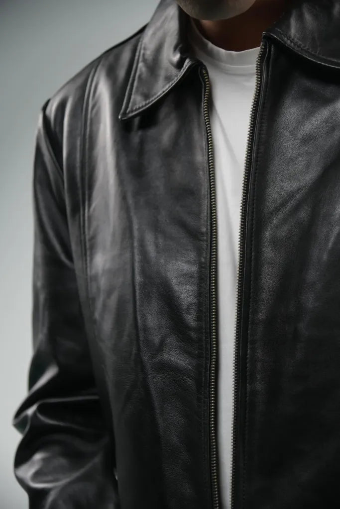 El Armarios Signature Black Leather Jacket