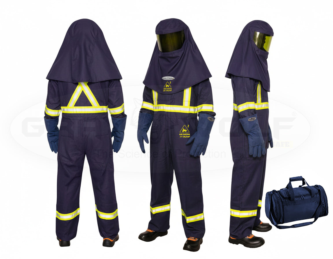 GRAYWOLF® Lightweight Electric ARC Flash Suit 24CAL HRC 2