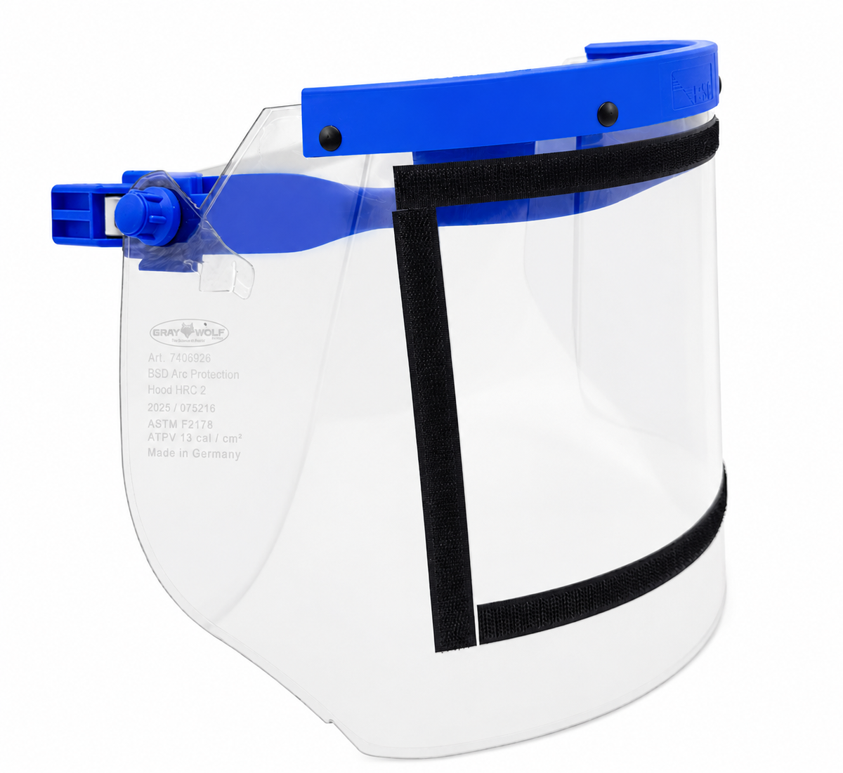 GRAYWOLF® HRC 2 ARC FLASH FACE SHIELD ATPV 13 CAL/CM ² | ARC FLASH FACE PROTECTION