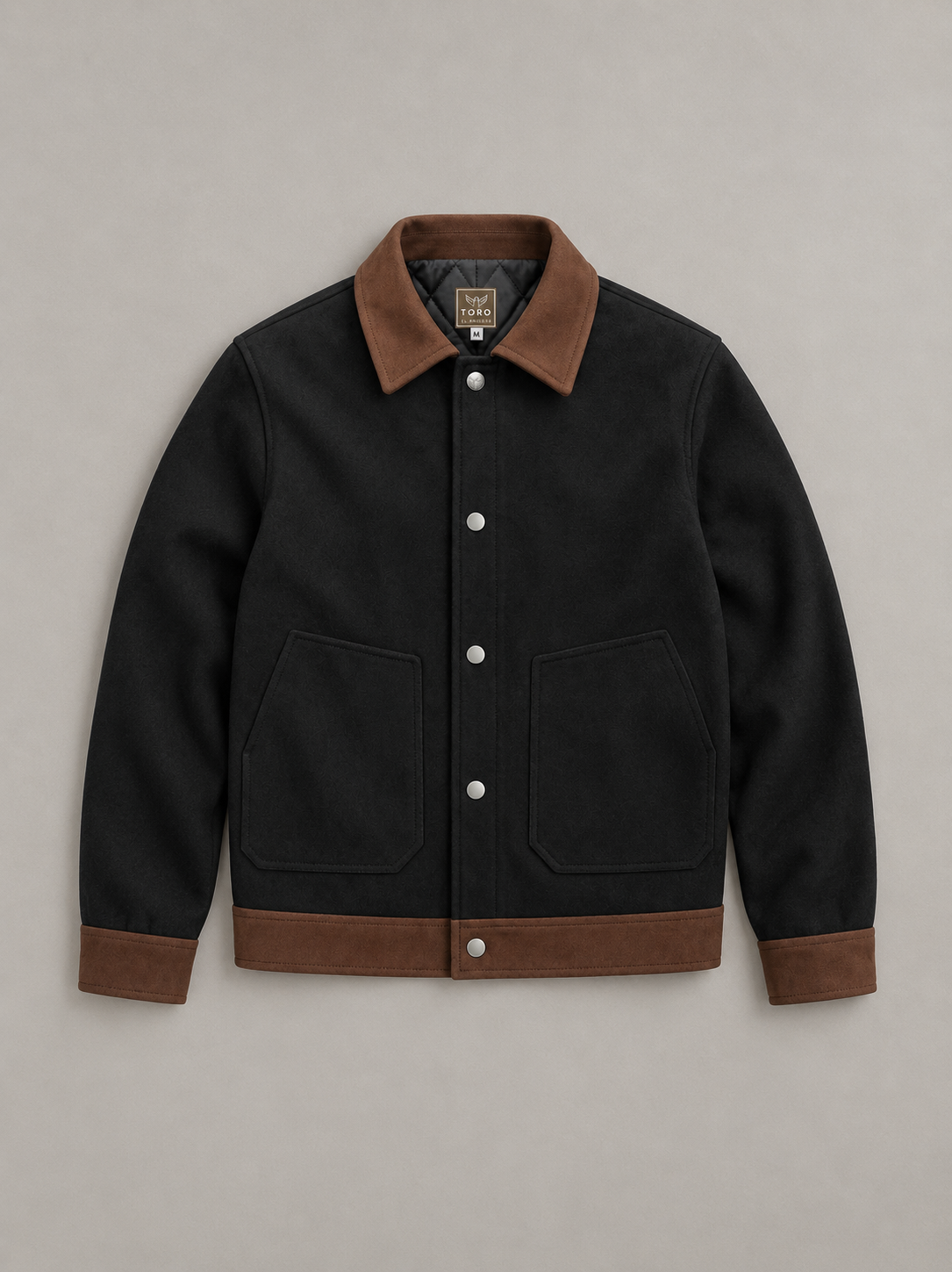 Toro by El Armarios Contrast Goat Suede Jacket