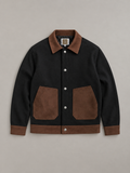 Toro by El Armarios Two-Tone Goat Suede Leather Jacket