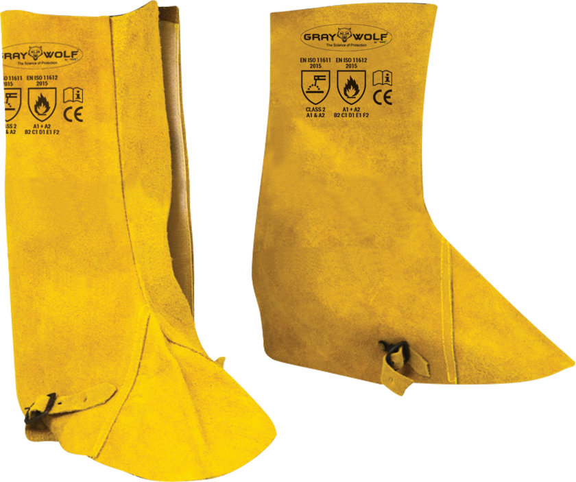 GRAYWOLF® Split Cowhide Welder shoe covers