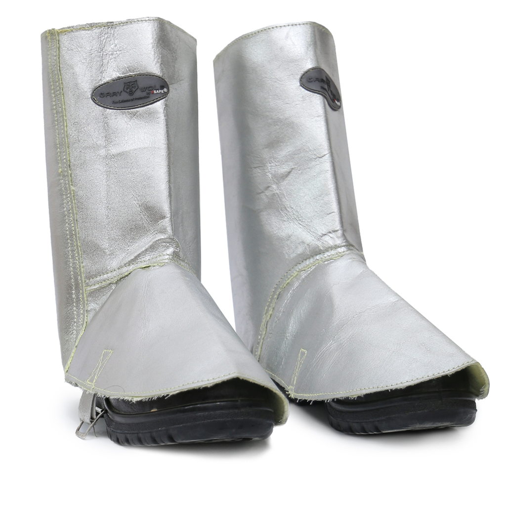 Aluminized Molten Metal & Heat Resistant Safety Shoe Cover