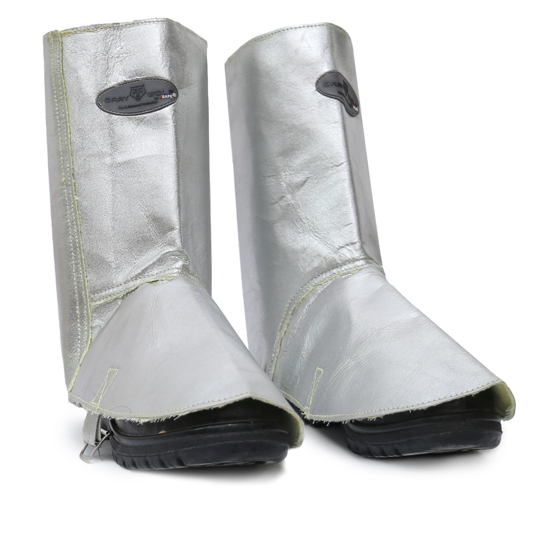 Aluminized Molten Metal & Heat Resistant Safety Shoe Cover