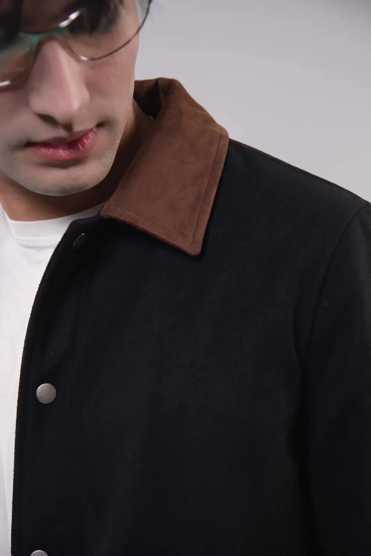Toro by El Armarios Contrast Goat Suede Jacket