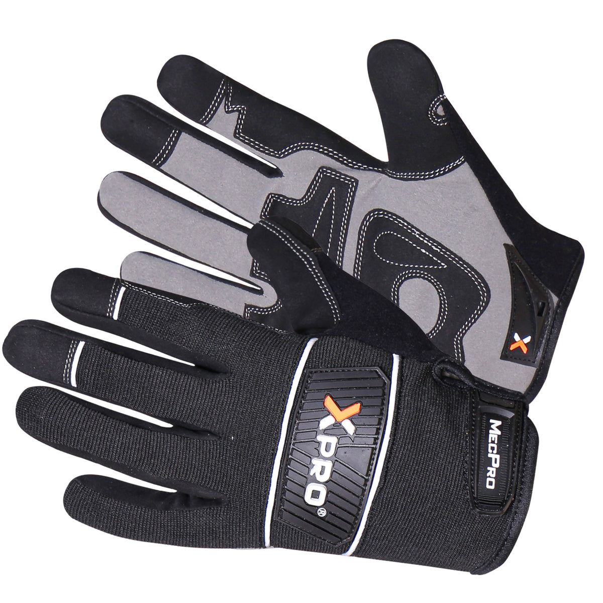 XPRO 25UWG General Utility Work Gloves, Heavy Duty Reinforced Palm, Knuckle Protection, Breathable & Machine Washable, touchscreen functionality for Men & Women
